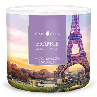 France Marshmallow Macaron Goose Creek Candle&reg;