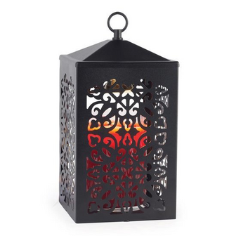 Candle Warmers Lamp - Black Scroll 