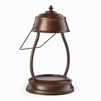 Candle Warmers Lamp - Hurricane Rustic Brown 